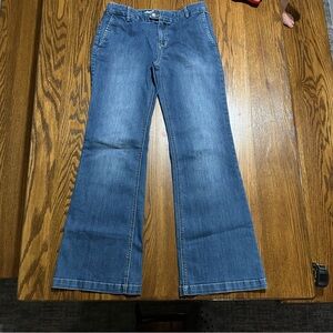 Chico’s‎ platinum denim women’s wide leg leans size 0